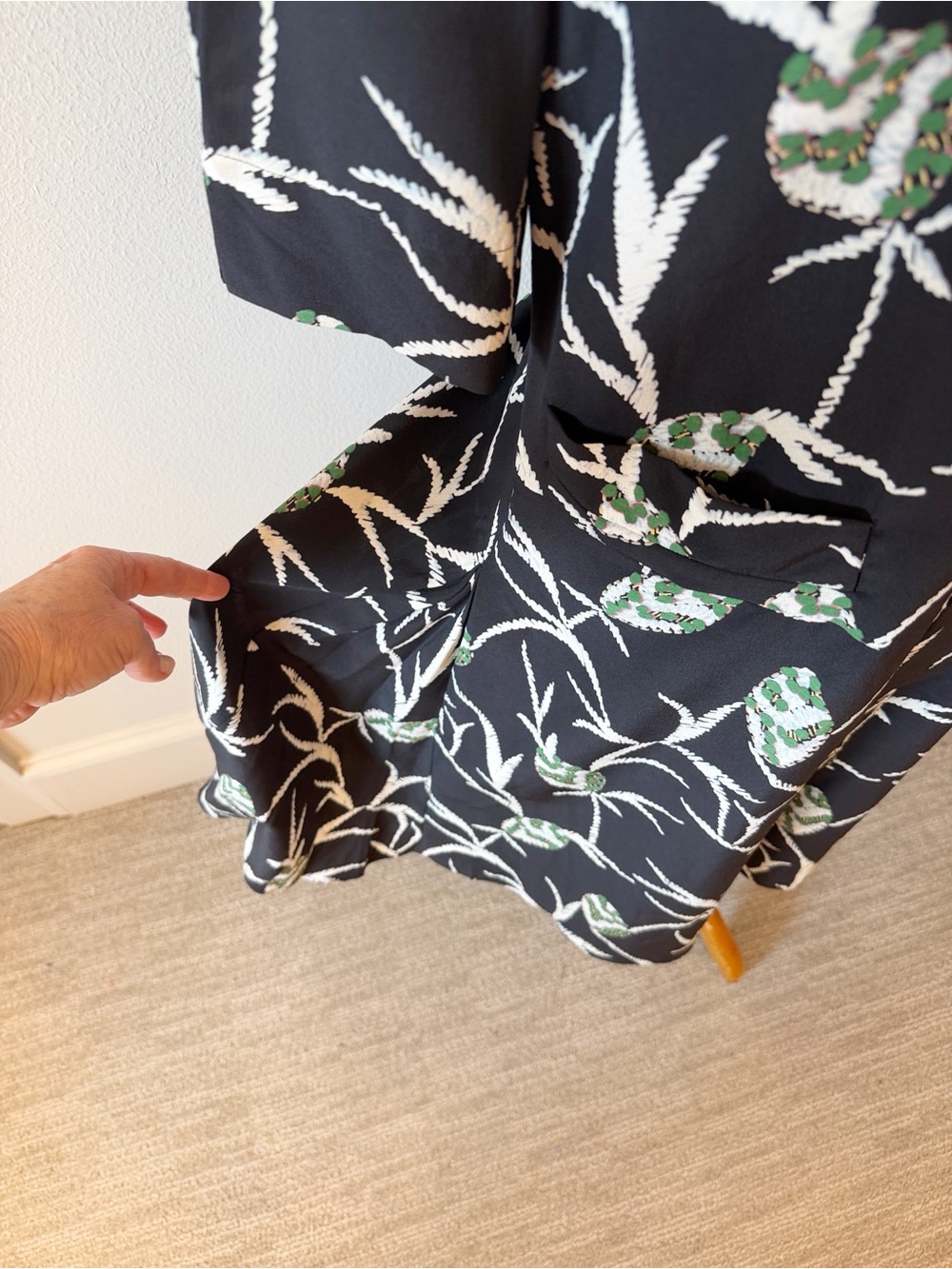 MARNI Drop Waist Print Silk Dress - Picture 8 of 16